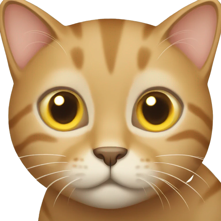 light brown cat emoji