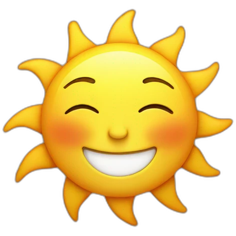 winking sun emoji