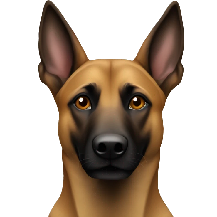 belgian malinois head emoji