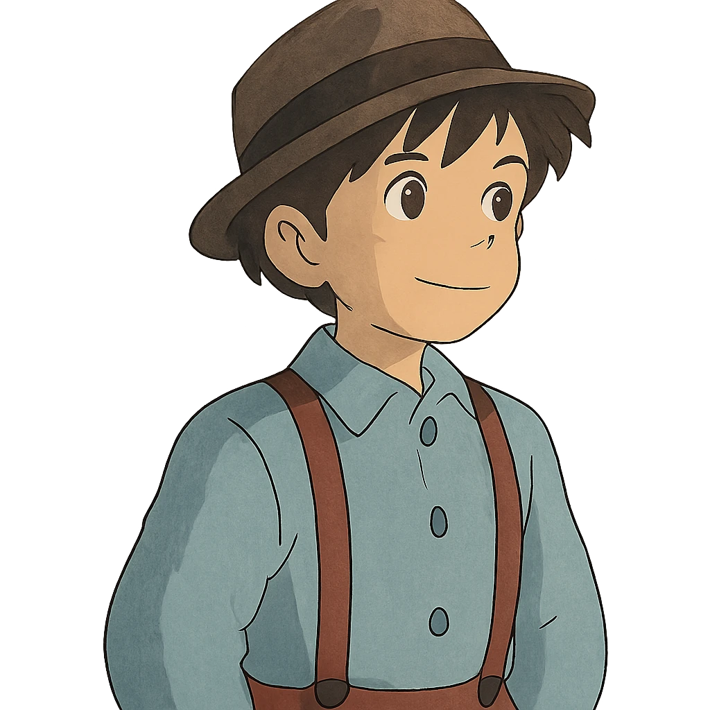 boy wearing a fedora emoji