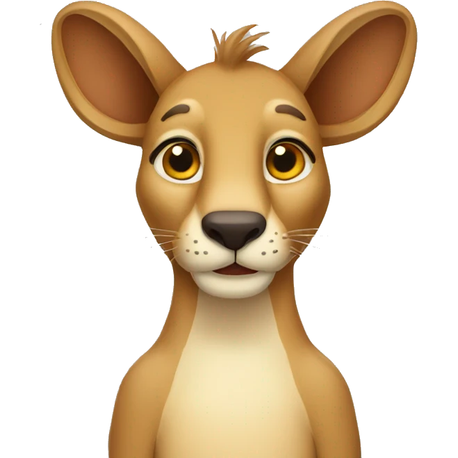 kangaroo mix lion emoji