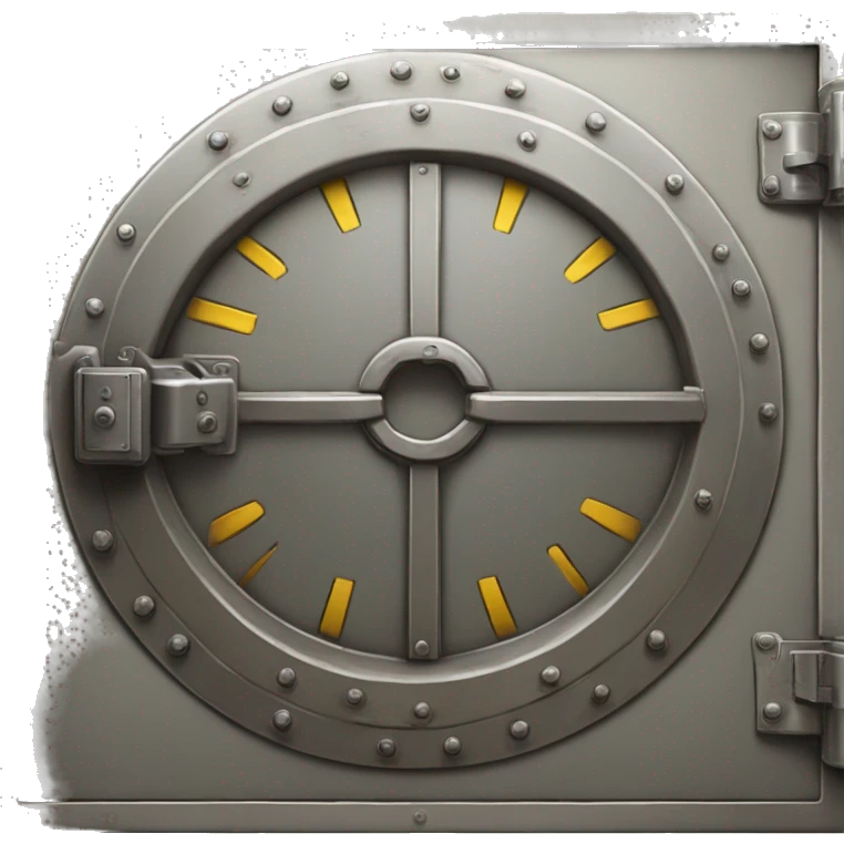 Fallout Vault door with 111 on the front emoji