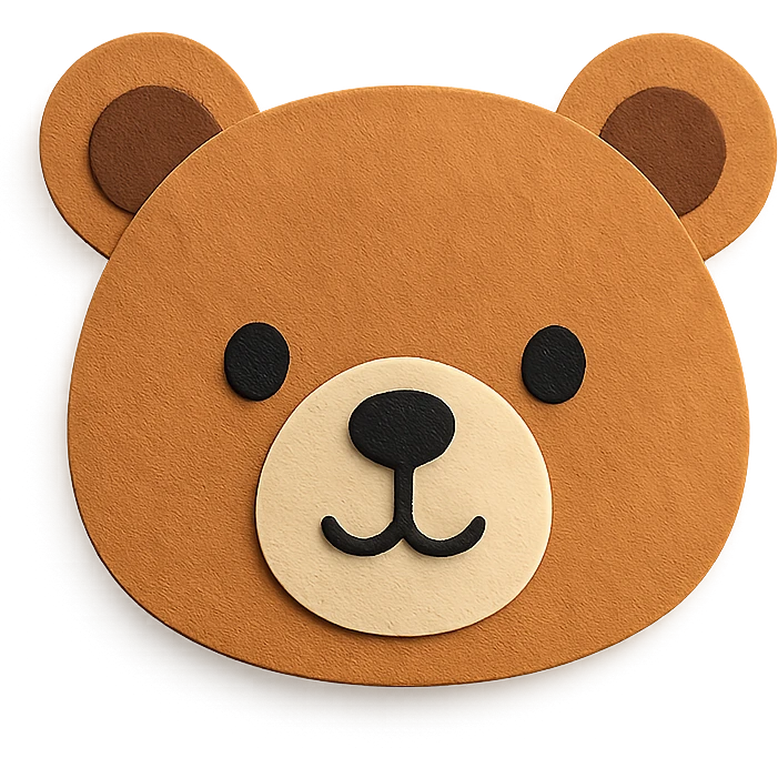 cute bear emoji