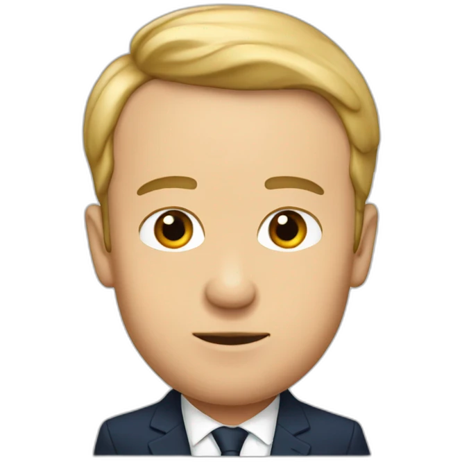 Poutin in Macron emoji