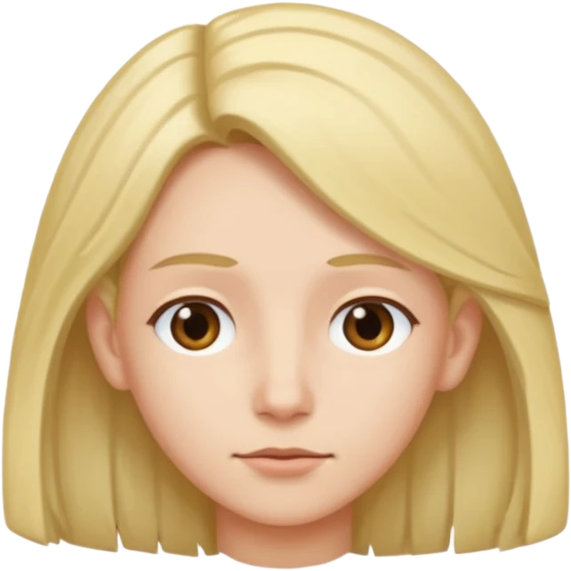 Tuck hair behind ear  emoji