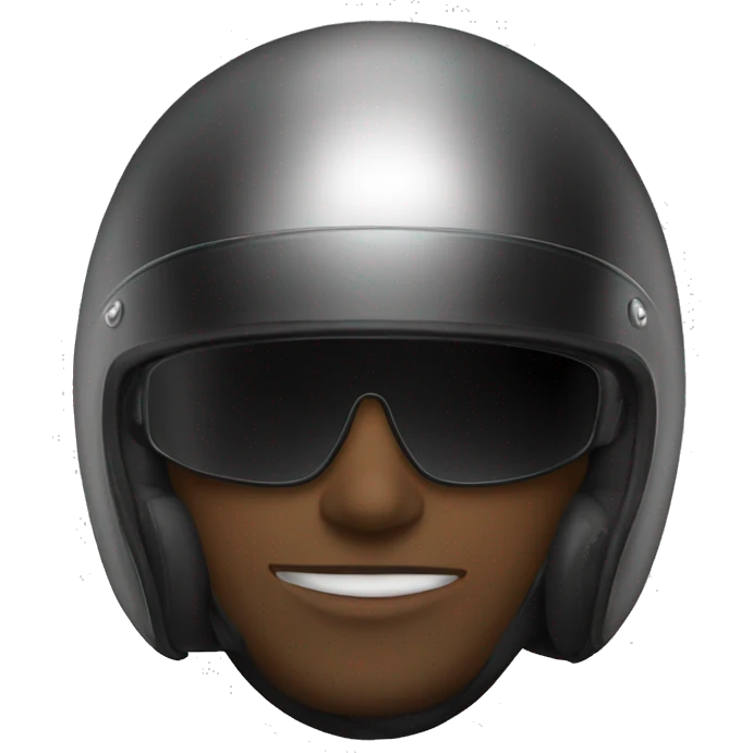 Motorcycle helmet  emoji
