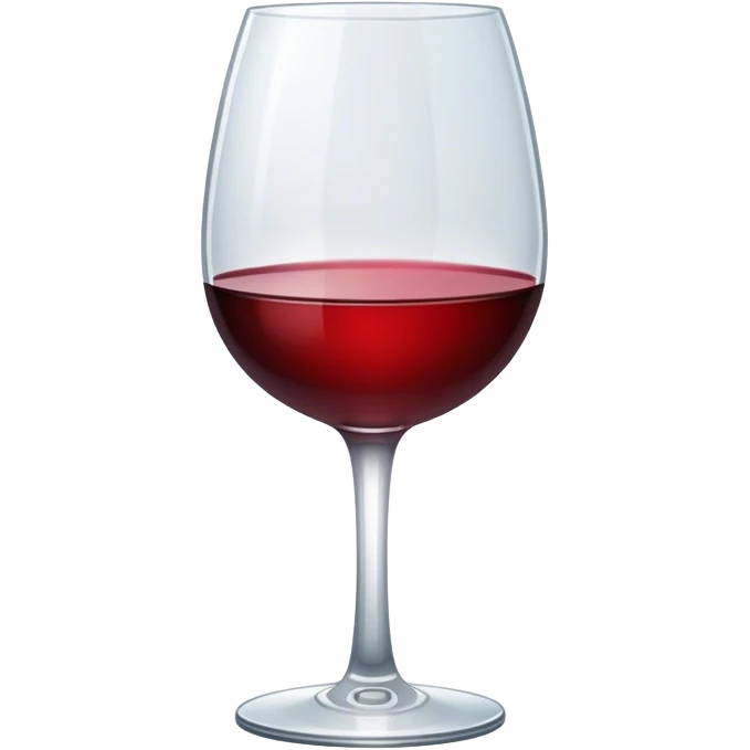 Empty glass of wine emoji