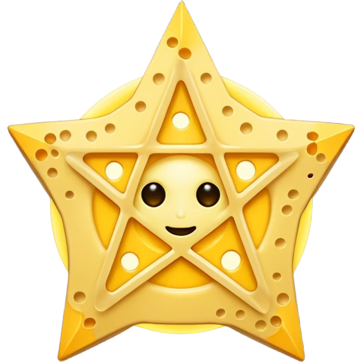 cheese witchcraft occult pentagram emoji