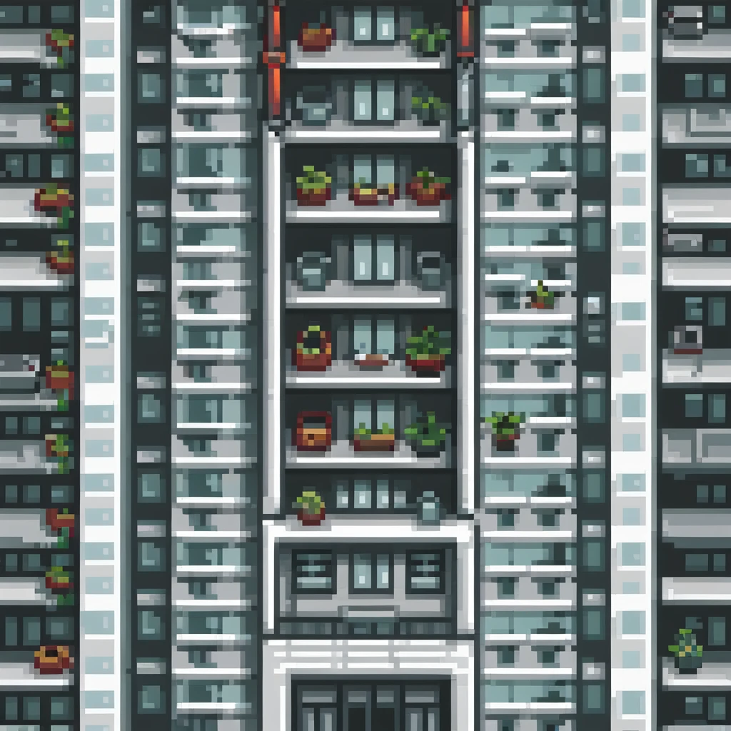 simple iconic city house building emoji