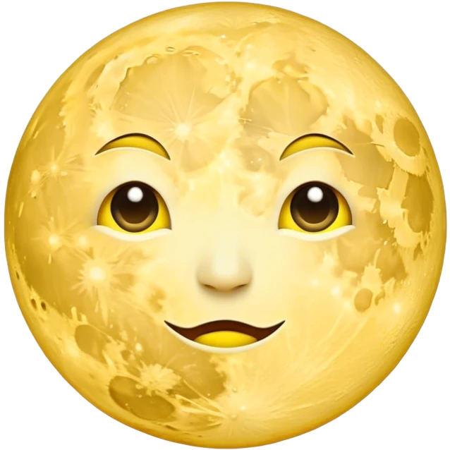 Full moon emoji