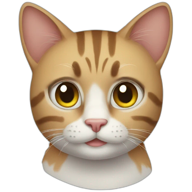 A human cat emoji