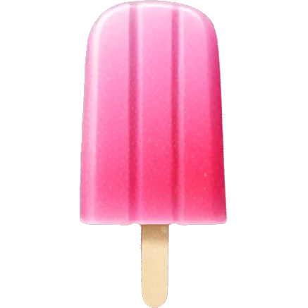 Pink popsicle  emoji