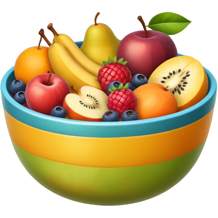 A bolw fully of all types os fruits, like a macedonia emoji