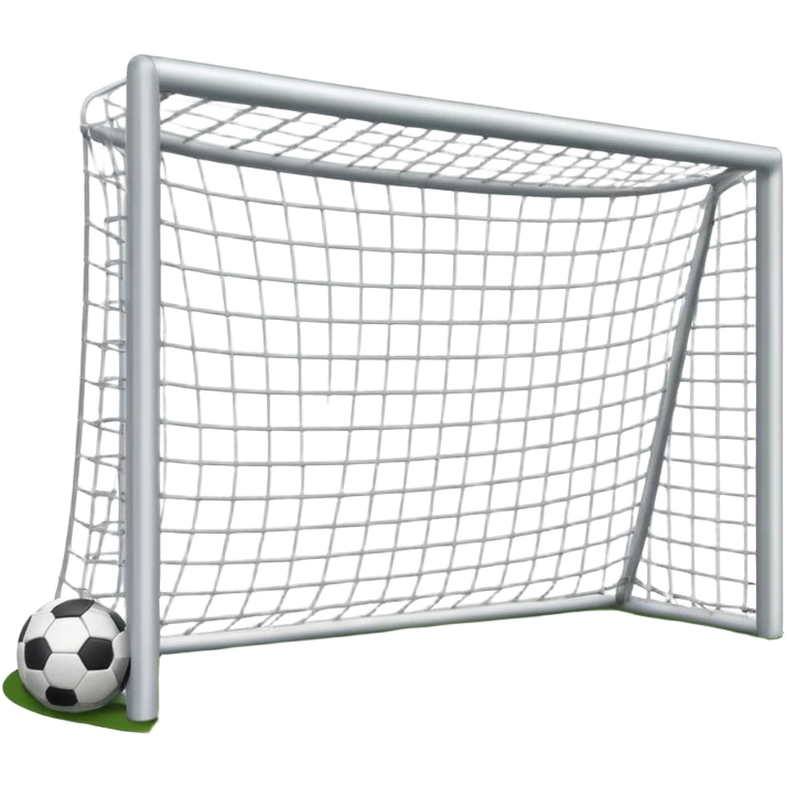 football goal straight on emoji