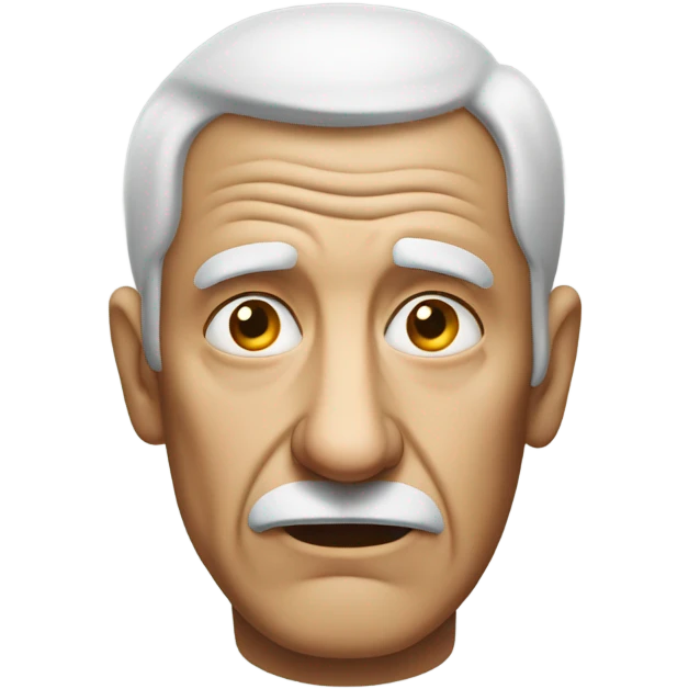 An elderly man but he’s been through keno and knows he’s dying soon emoji