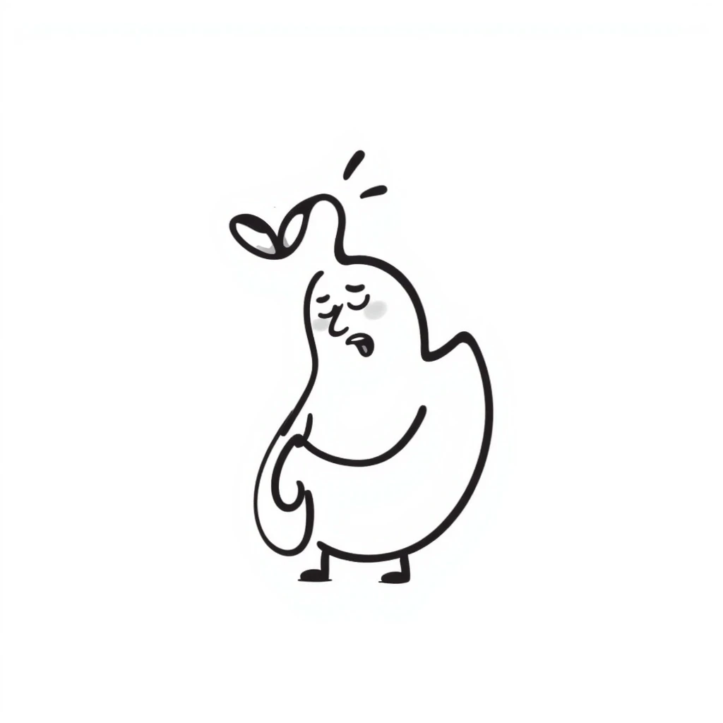 a stomach ache emoji emoji