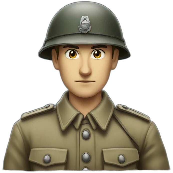 SS soldier 1940 emoji
