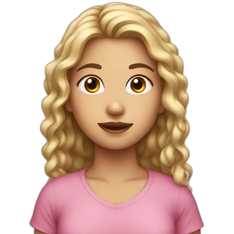 A girl emoji