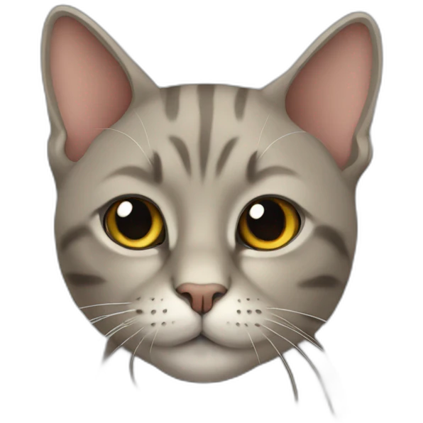 Cat black emoji