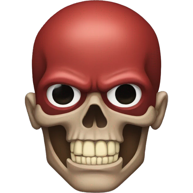 anime red skull emoji