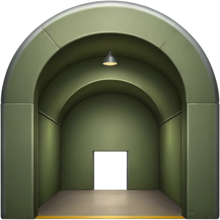 military green warehouse emoji