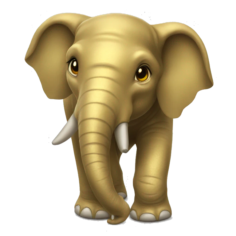 The Golden Elephant emoji