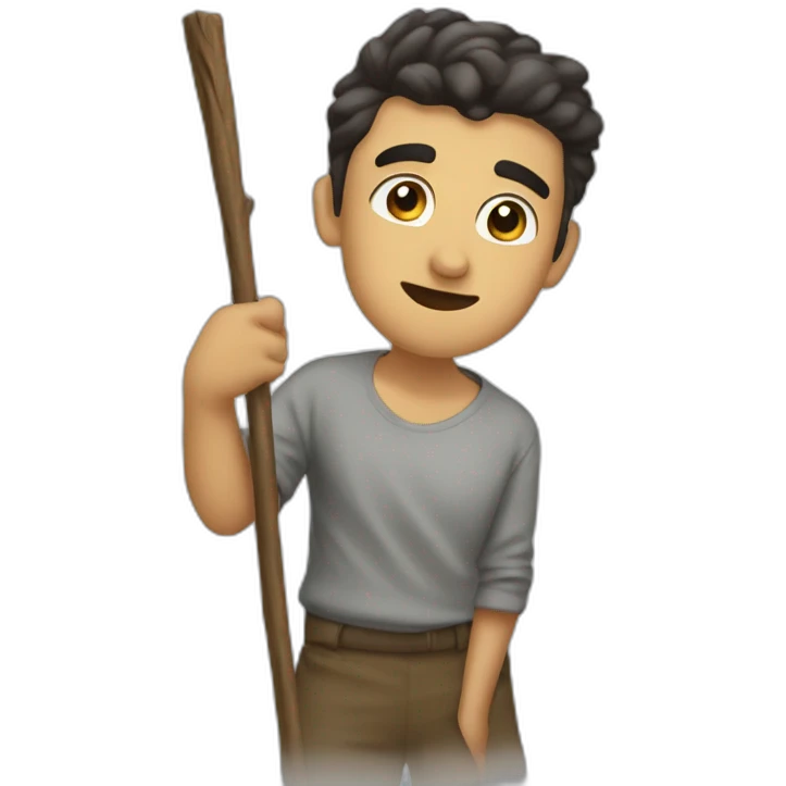 darmanin with a stick emoji
