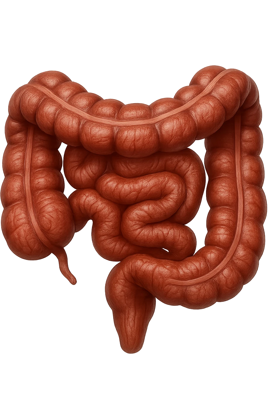 emoji 3d stile iphone con tessuto di un intestino umano anatomico 3d emoji