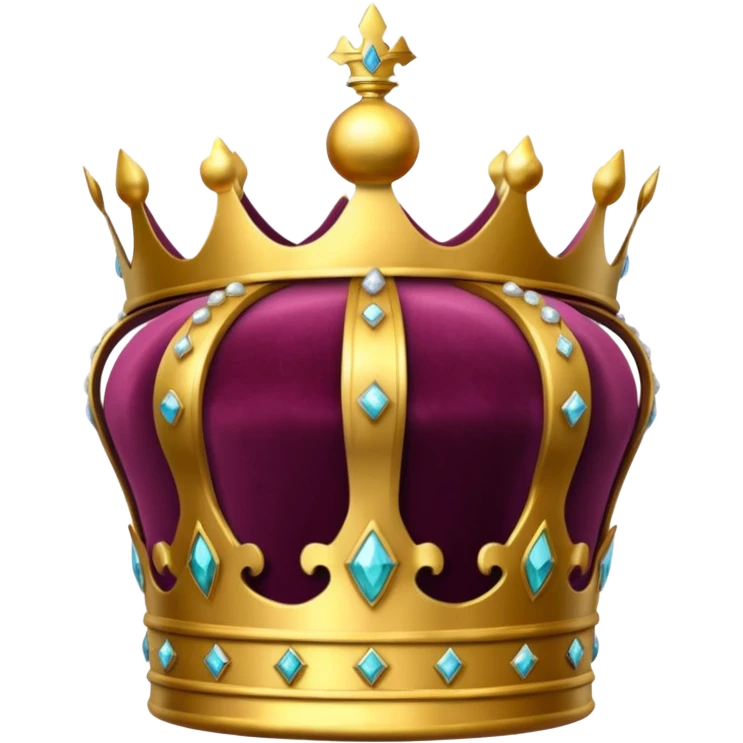 an  old crown in a glass showcase emoji