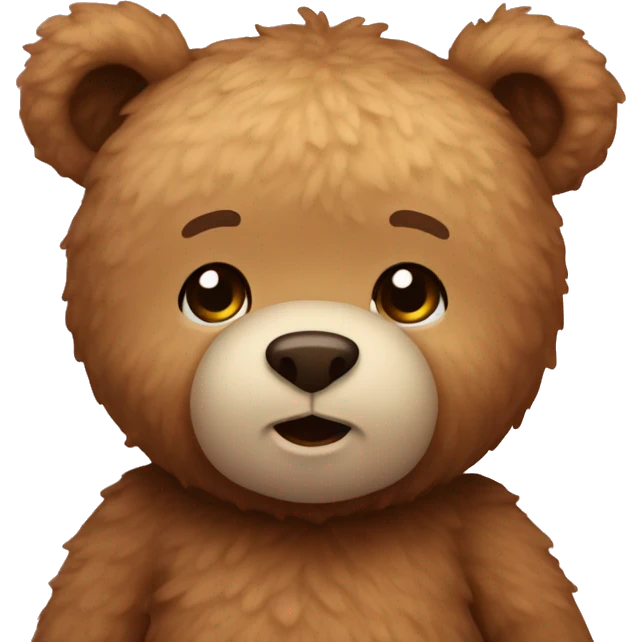 Teddy bear fall emoji