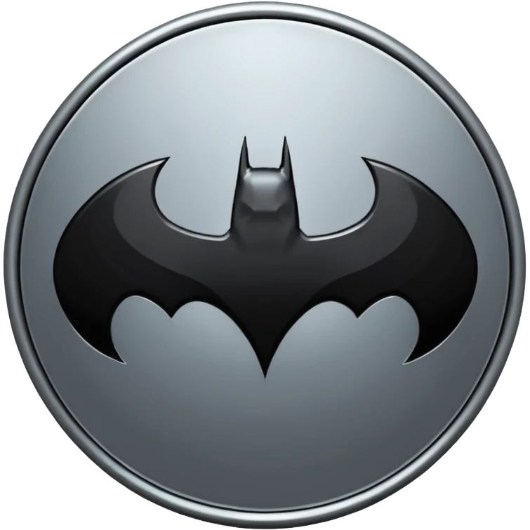 Batman logo emoji
