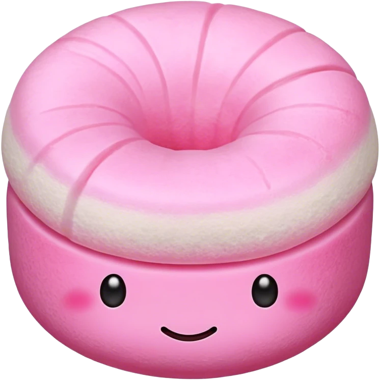 pink mochi dessert emoji