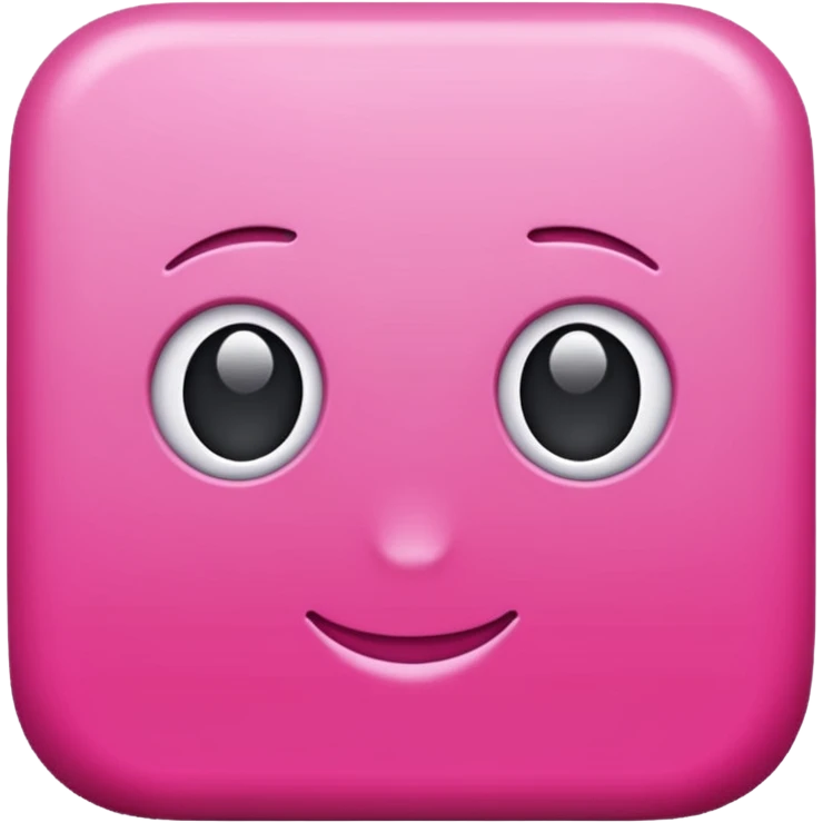 Pink emoji