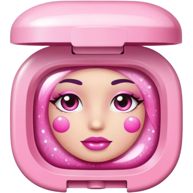 glitter liquid blush pack  emoji