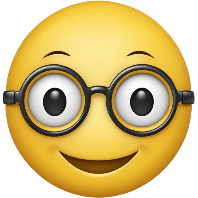 a smilie with four eyes emoji