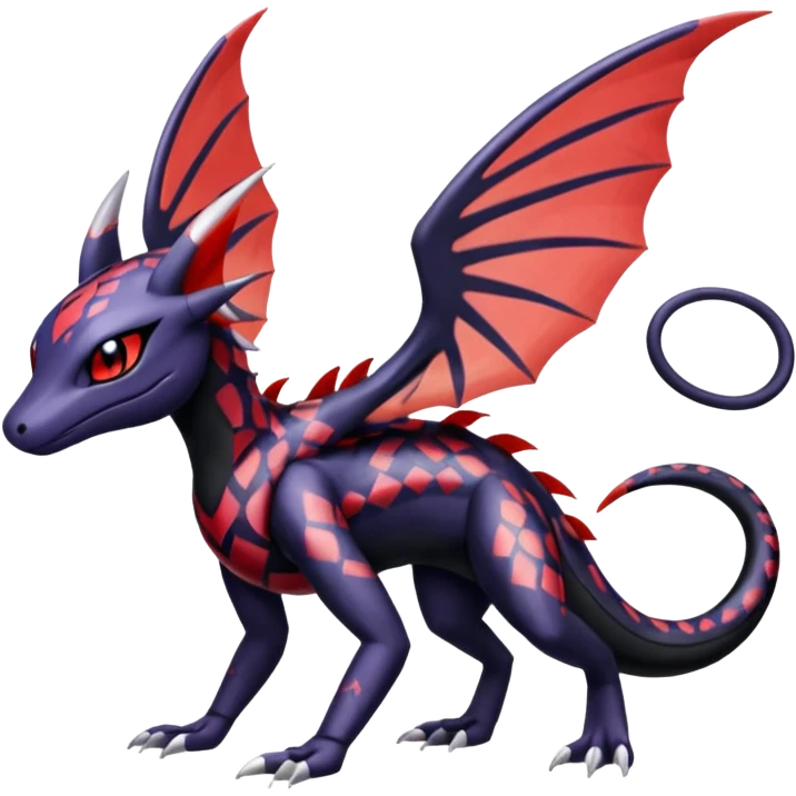 Meloetta-Salandit-Nargacuga-Pokémon-Fakémon-fusion-hybrid-creature emoji