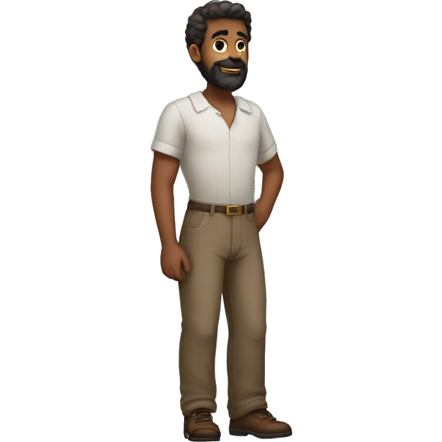 Abraham standing emoji