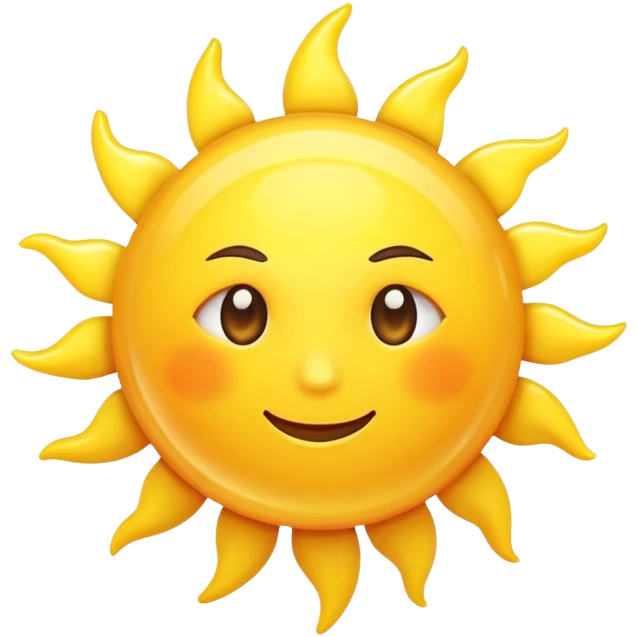 Sun emoji