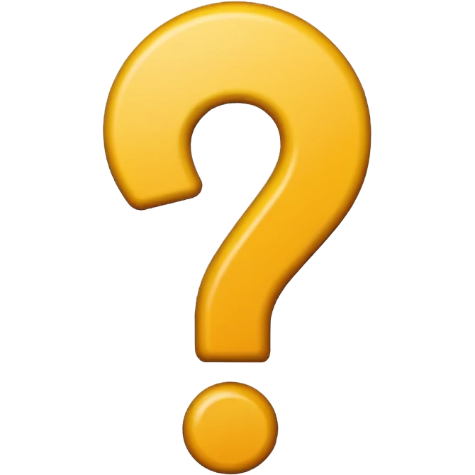 The Question Mark (Uncertainty & Inquiry) emoji