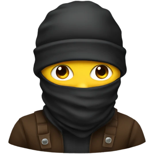 A robber emoji