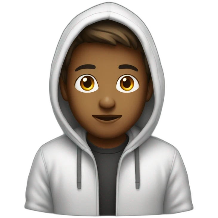 Programmer Boy in hoodie emoji