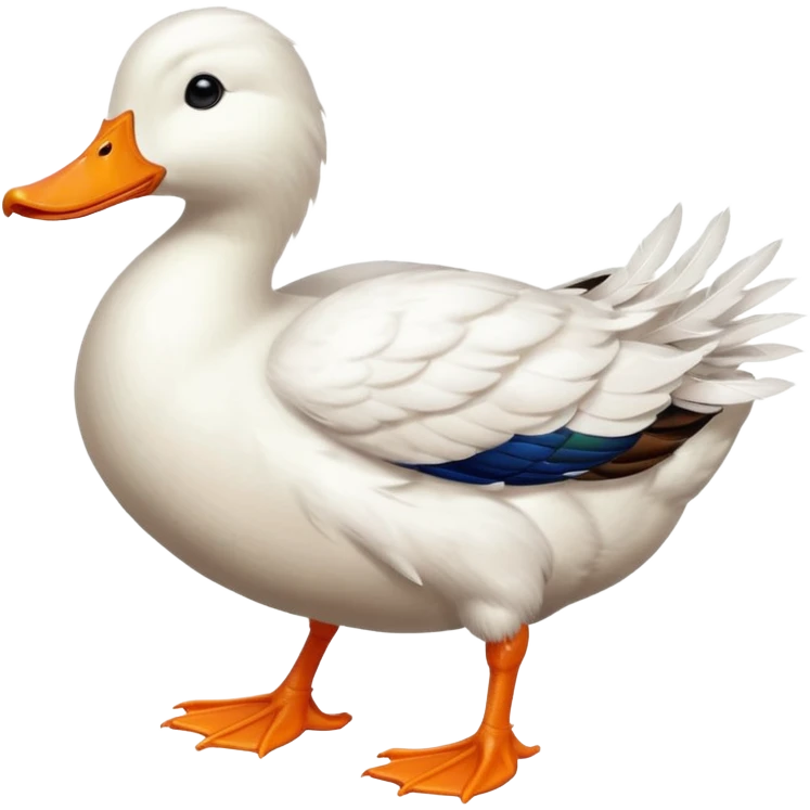 
Duck walking emoji