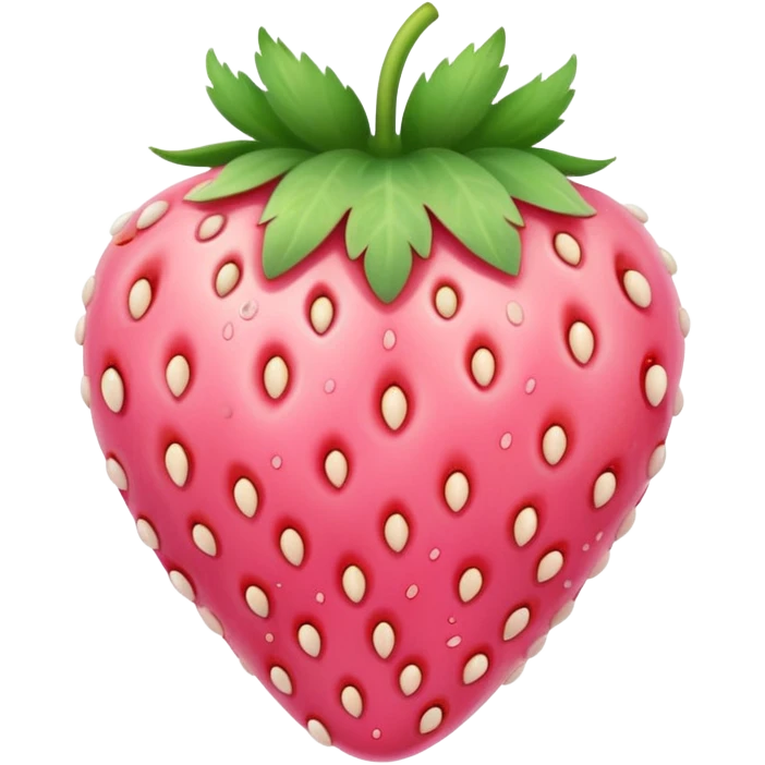 pastel pink strawberry emoji