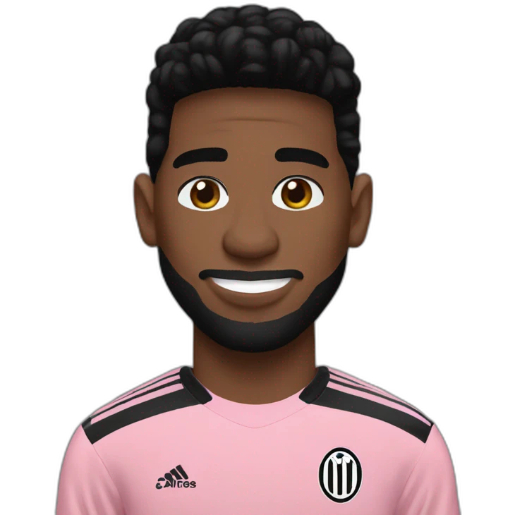 Messi with the Inter Miami sweater emoji