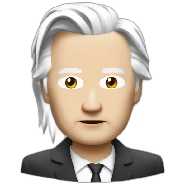 Julian Assange coding wikileaks emoji