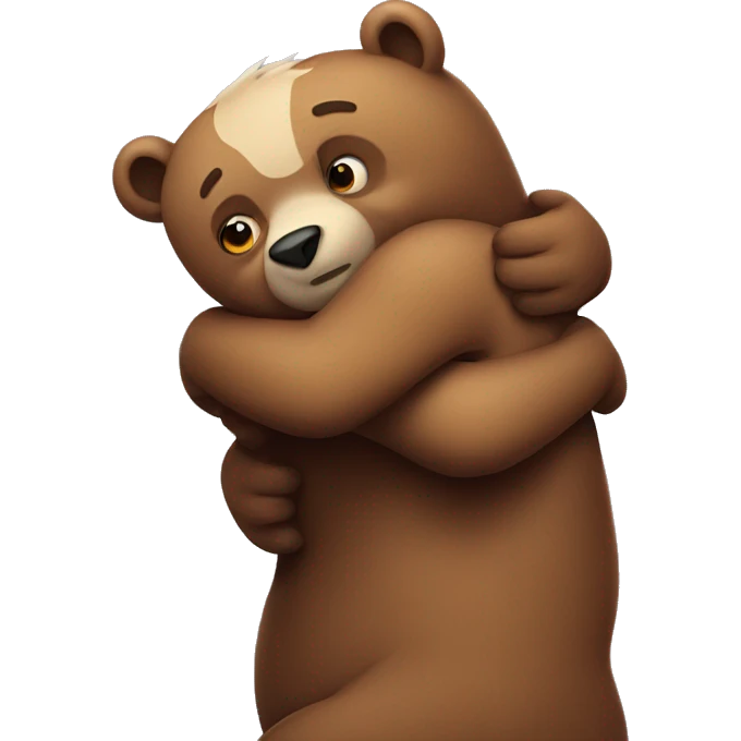 Bear hug emoji