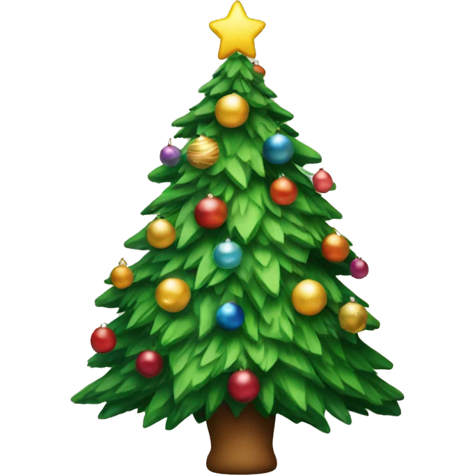 Christmas tree emoji