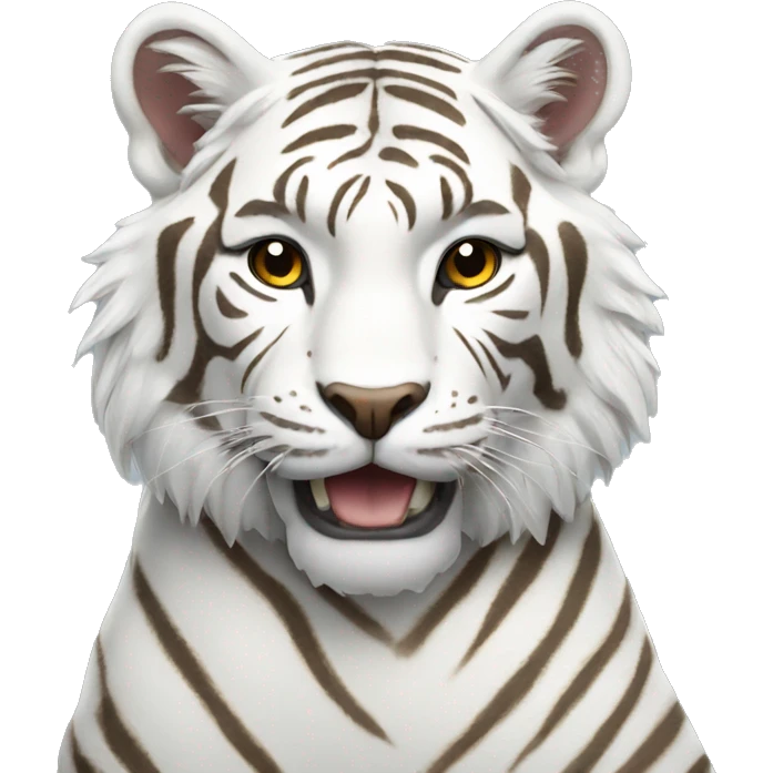 white tige emoji