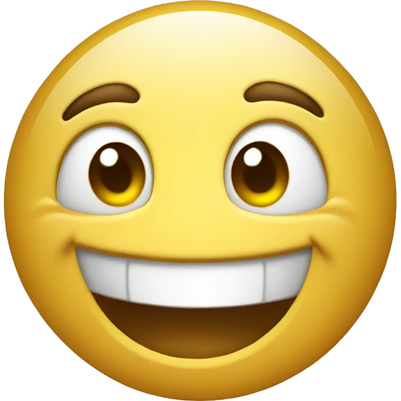 very very very happy face, so happy that it is emiting light emoji