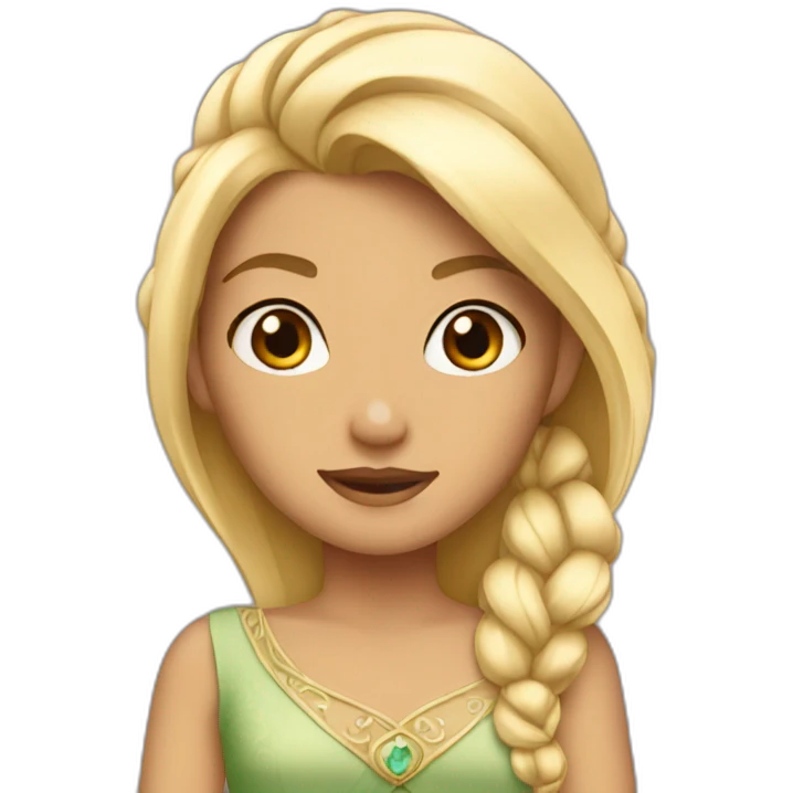 blonde Jasmine Princess emoji